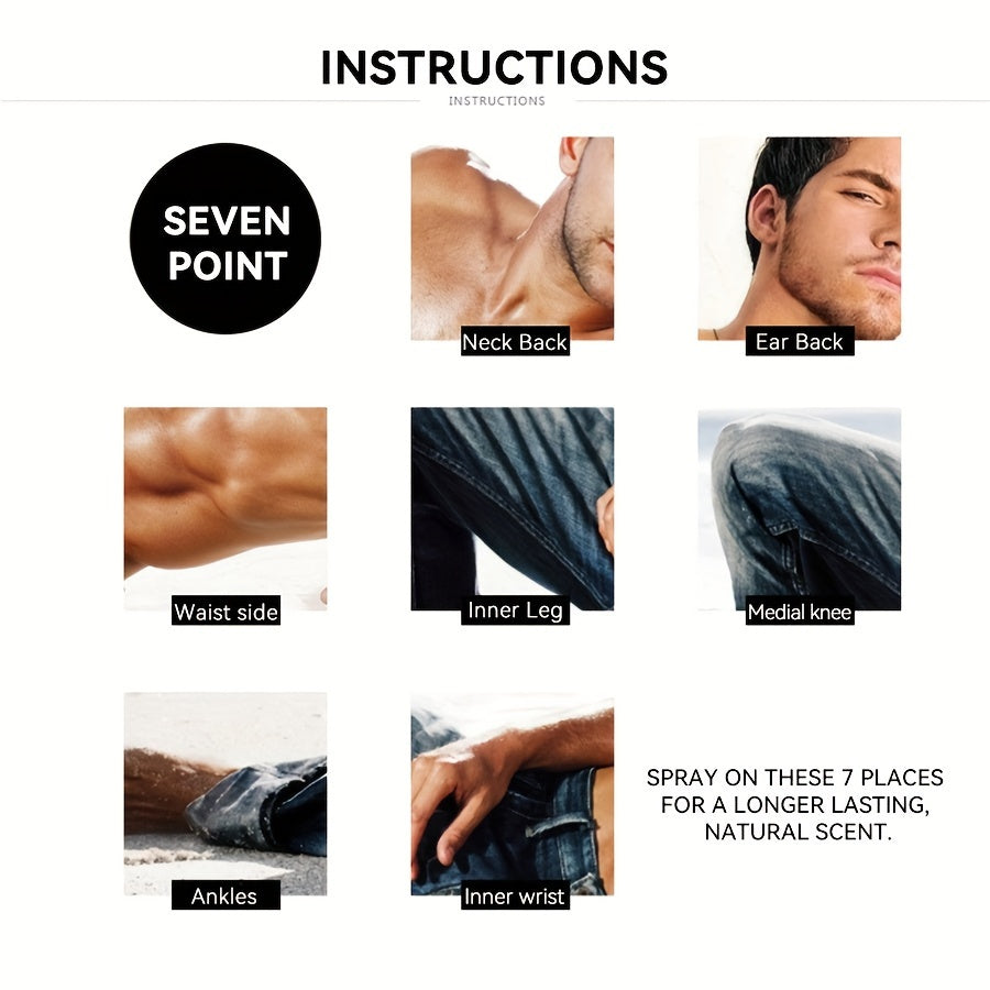 100ml Seductive Mens Cedarwood Cologne - Aromatic and Refreshing for Dating & Everyday - Long-Lasting Scent, Perfect  Christmas Gift Idea